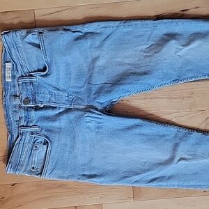 Allsaints cigarette stretch light wash jeans 32w